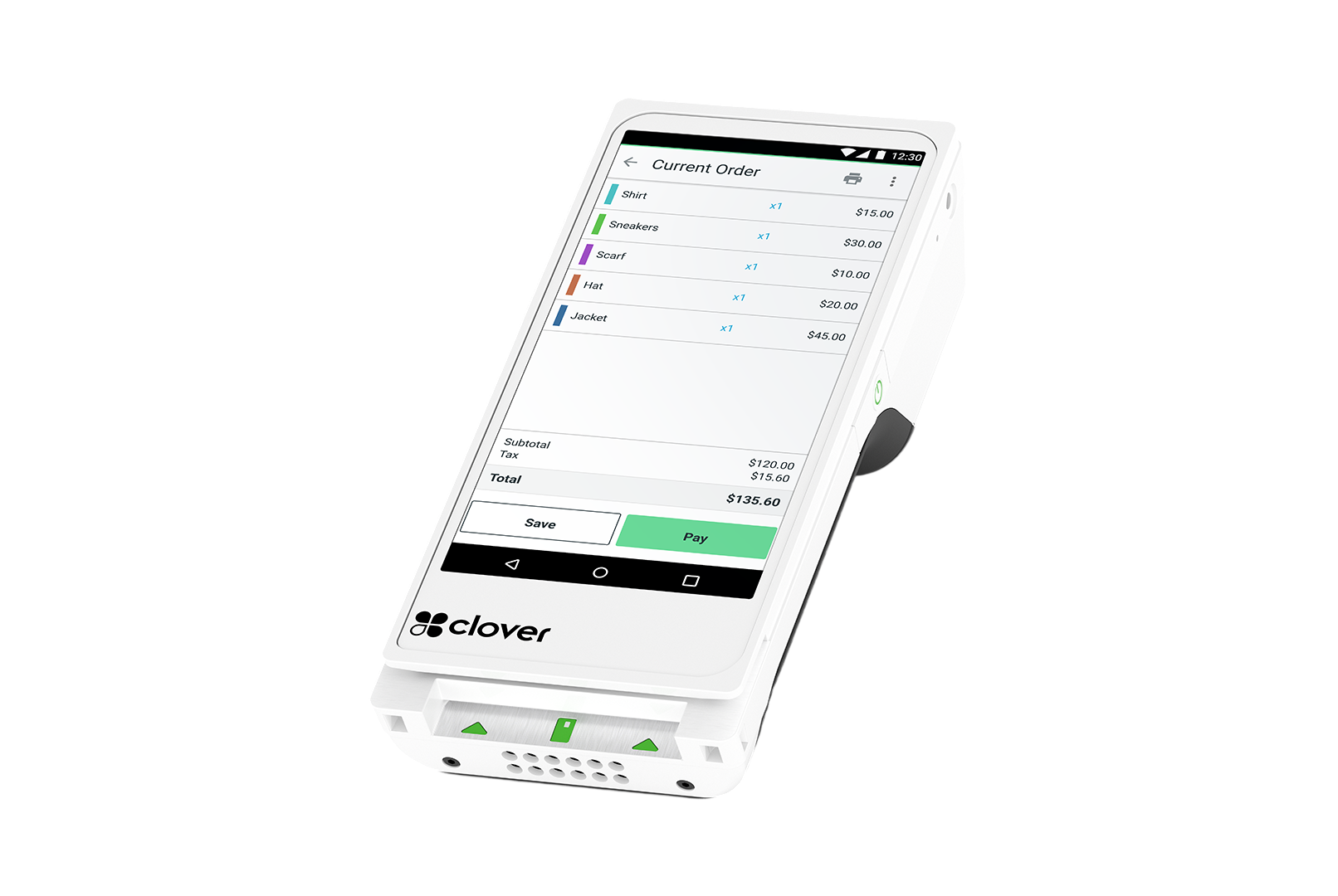 Clover Flex handheld POS terminal