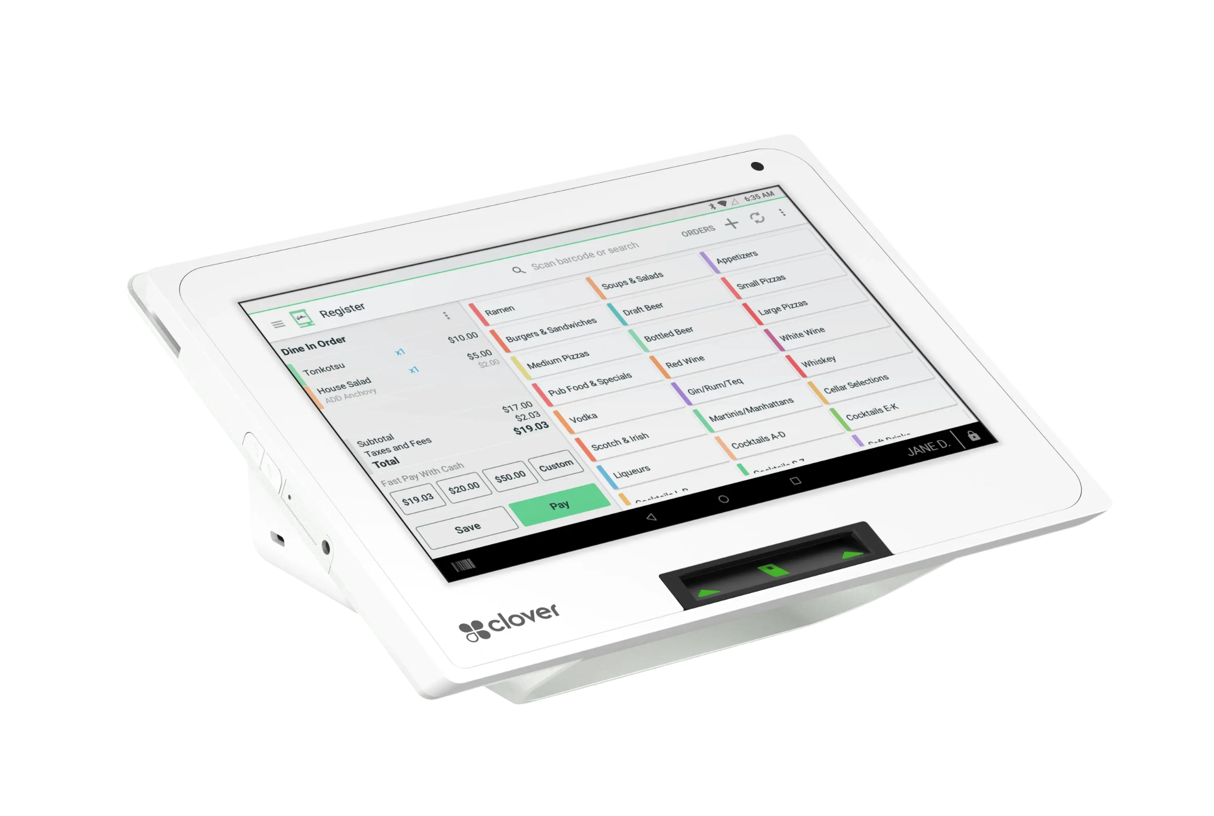 Clover Mini compact countertop POS terminal