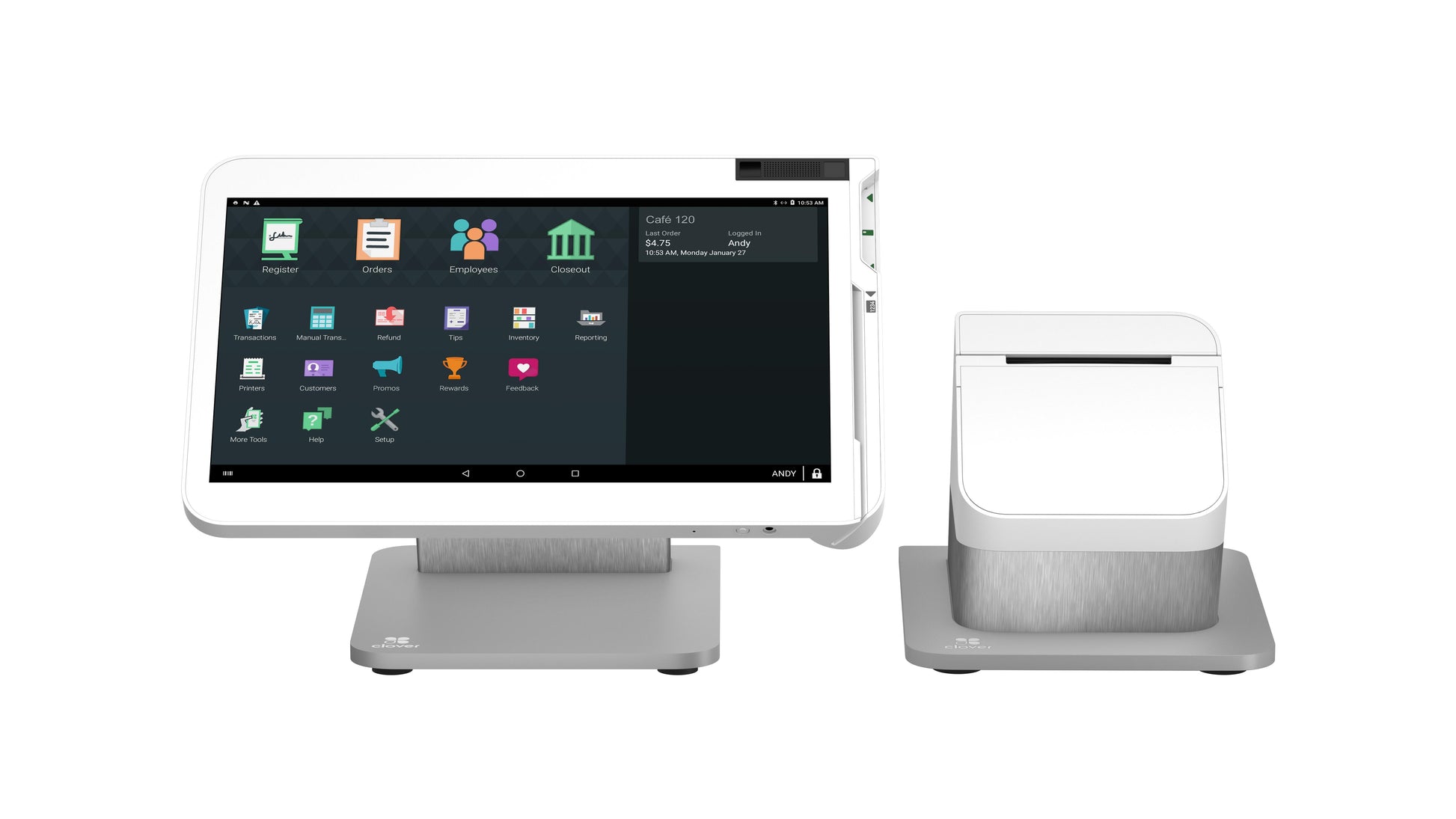 Clover Station Solo single-screen countertop POS