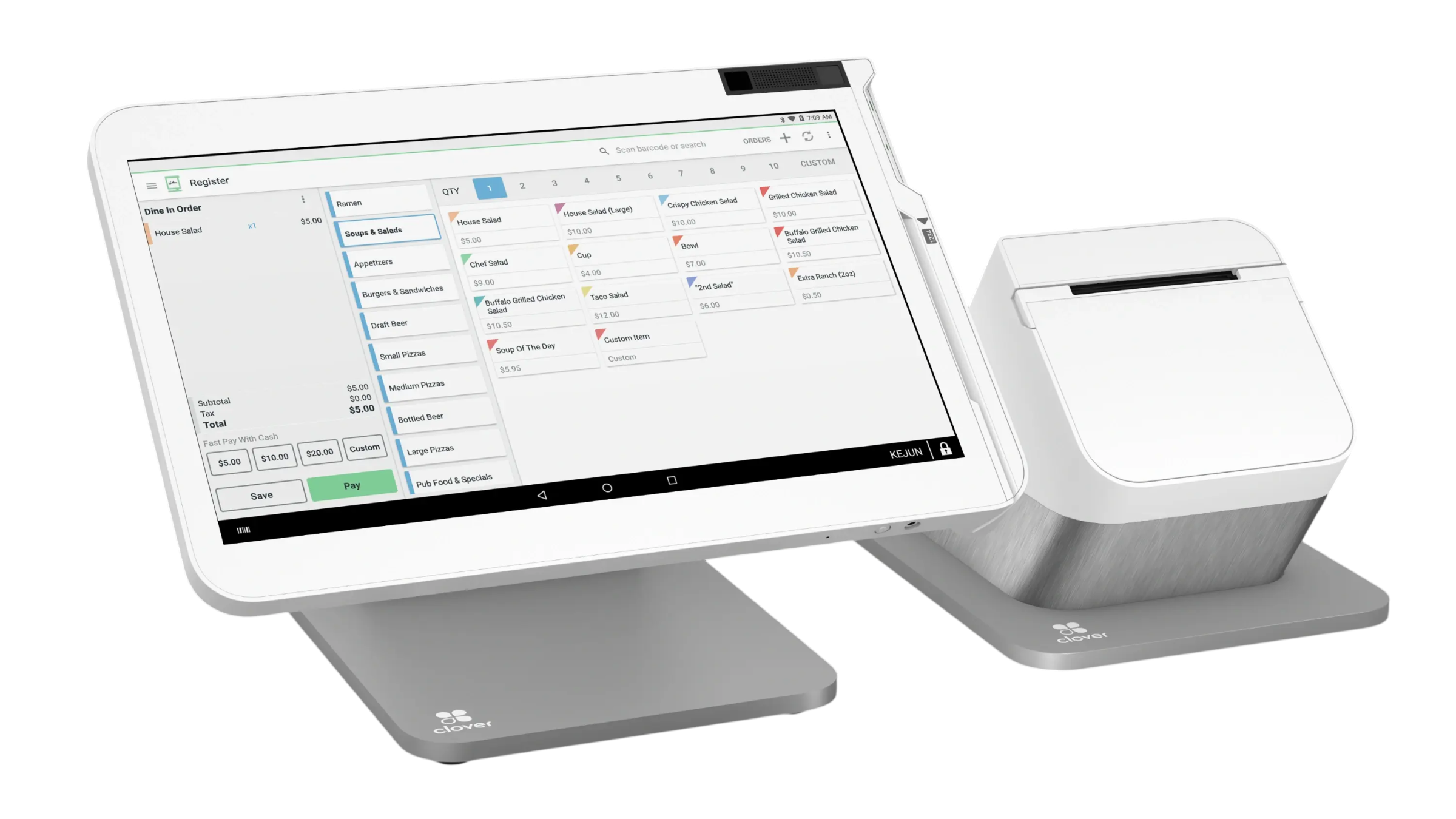 Clover Station Solo single-screen countertop POS